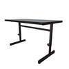Correll Rectangle Econoline Adjustable Height Computer Desk and Training Table, 24" X 48" X 21" to 29" CSA2448M-15
